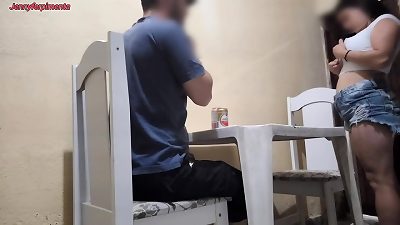 youthfull pair having fucky-fucky in a bar in public