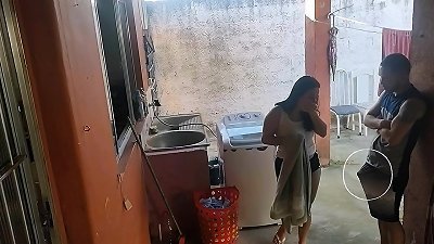 wife left and the maid couldn't fight back my swell dick