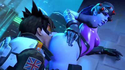 SFMPMV- Overwatch whores Wid-ASS-owmaker Dip Kream Widowmaker 4