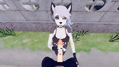 pov drilling Loona doggie-style against a wall until she climaxes - infernal chief Hentai.