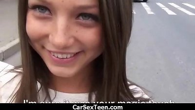 He picks up the hitchhiking teenie four