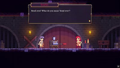 Scarlet Maiden [ hentai game PornPlay ] Ep.5 lesbian fucking some goblin huge arse