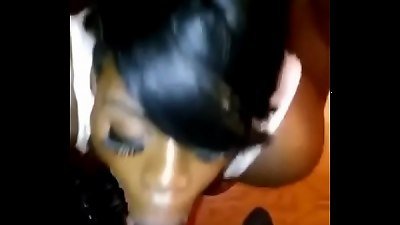 *MUST SEE* NEIGHBOR'S wife sucks THE HELL OUT OF MY penis