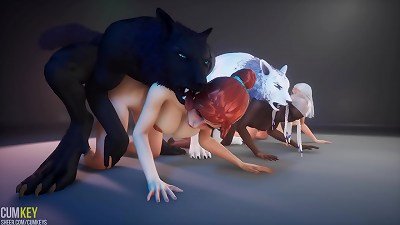 Breeding fucky-fucky with 3 chesty bombshells | thick manhood Monster | 3 dimensional porn insane Life