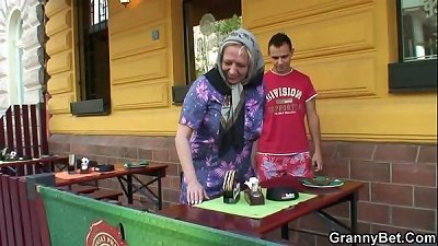 huge breasts granny plowed rock-hard