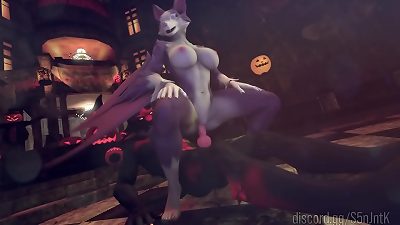 wooly Yiff Halloween animations compilation [HD]