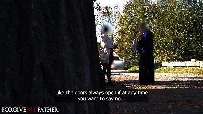 DEVIANTE - small Italian schoolgirl public pick up eager suck harsh ravage with huge sausage