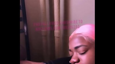 cum ALL IN ebony STEPSISTER mouth SHE WAS UPSET