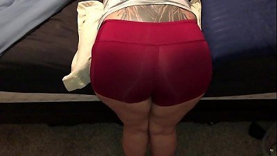 fat latina wife in tight shorts