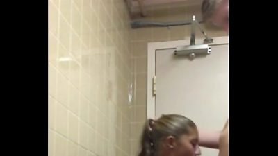 dame deepthroats A partner On The Job