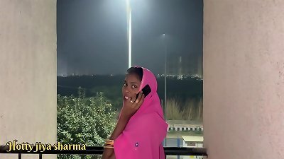 When Step father left step mother then step son-in-law nailed her step mother huge caboose and cunny on karwa chauth