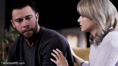 man talks chick into gargling man sausage